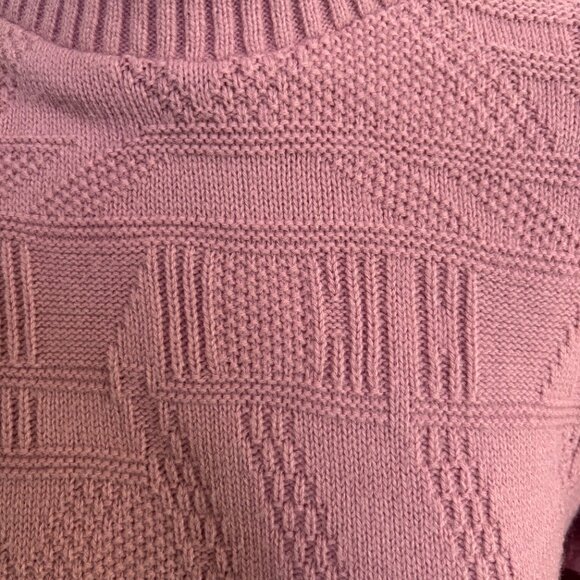 Kenneth Too! Dusty Rose Knitted Turtleneck Sweater – Size Large, 100% Acrylic - Picture 9 of 16
